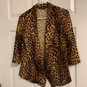 Leopard blazer